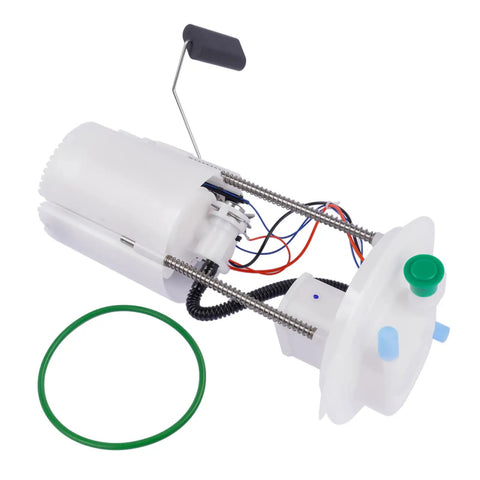 Heavy Duty Replacement Fuel Pump Assembly For Fiat 500 1.4L L4 Gas Engine 2012 To 2019 with green O-ring and connectors.