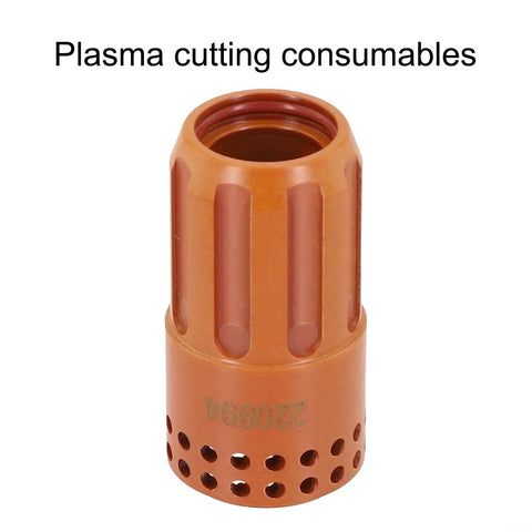 Premium Swirl Ring Consumables Kit For 220994 Plasma Cutter, orange retaining cap for precise fit and stable performance.