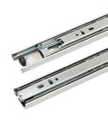 35mm Telescopic Drawer Slide for Kitchen Cabinets and Desks, No Squeak Silent Ball Bearing Glide, Side Mount, 16 Inches Long