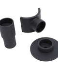 Bottle Jack Adapter 1.5 Inch Diameter Beefy Heavy Duty Iron Floor Jack Saddle With Extension And Flat Pad for vehicle lifting.