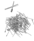 Pro Grade Steel Watch Winding Stems 0.9mm Diameter Silver 100 Pcs Replacement Part For Watch Movements Durable Repair Tools Set For Easy Fixes And Smooth Operation