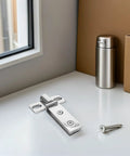 Heavy Duty Stainless Steel Glass Door Pivot Hinge For Shower on table with screw, Concealed Double-Hole Bath Door Hinge, 304 Stainless, Bright Finish.