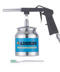 Heavy Duty Pneumatic Undercoating Spray Gun With Suction Feed Cup To Kick Rust To The Curb And Level Up Your Ride Armor For Truck Bed Liner Coating And Automotive Rust Proofing, featuring aluminum cup and trigger handle.