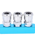 Aluminum Quick Connect Air Hose Coupler For Air Compressors And Movers Fast Coupler Pneumatic Fittings Durable Manifold Connector