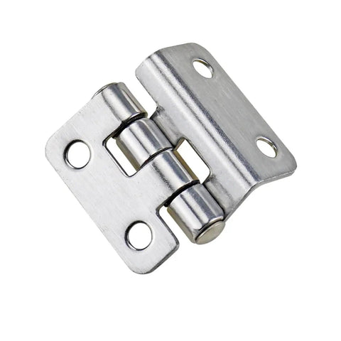 Heavy Duty 304 Stainless Steel Foldable Right Angle Hinge For Equipment Cabinets And Doors, Beefed Up Pro Grade Easy Install 1 Piece Cabinet Door Hinge