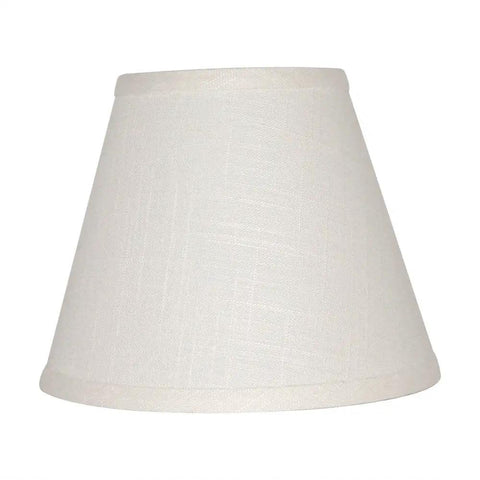 Barrel White Small Lamp Shade For Table Lamps Replacement 5x9x7 Inch Fabric Cloth Spider Model Requires Harp Or Bulb Clamp Adapter 0.43 Inch Screw Thread Diffuses Warm Soft Light For Home Decor