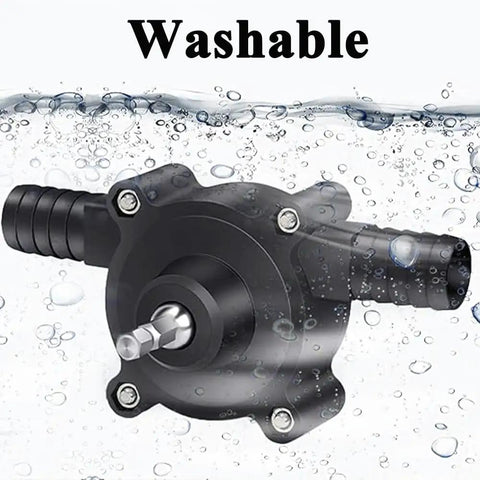 Drill Powered Water Transfer Pump Self Priming Portable Pump For Home Garage And Farm 30 To 40 Liters Per Minute Flow