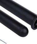 Close-up of Barbell Sleeve Adapters For Weightlifting Easy Install Grip Wrench Kit 50mm Diameter Weight Plate Adapter black finish