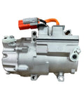 Top Tier Electric Air Conditioning Compressor Delivers Snappy Cooling With Silky Smooth Operation For Tesla Model S 2014-2016, showing silver metal housing and electrical connector.