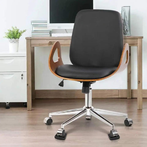 Office chair with Premium Silicone Furniture Caster Cups 4 Pack For All Furniture Wheels Bed Stoppers Non Slip Floor Protectors