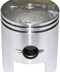 Rock This Badass 50 Mm Plus Half Mm Piston Rings Kit With Needle Bearings Compatible With Ax100 Engine Parts Upgrade Your Ride Today With Hardcore Gear For Long Life And Top Tier Performance Proven For Every Rider Who Wants Quality Without Hassle, silver piston with ring grooves and pin hole