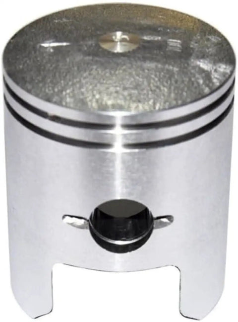 Rock This Badass 50 Mm Plus Half Mm Piston Rings Kit With Needle Bearings Compatible With Ax100 Engine Parts Upgrade Your Ride Today With Hardcore Gear For Long Life And Top Tier Performance Proven For Every Rider Who Wants Quality Without Hassle, silver piston with ring grooves and pin hole