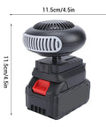 Portable Battery Car Heater Packed With A Massive 12000mAh Cell And Lightning Fast Heat, compact design, 11.5cm height.