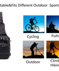 Go-To Tactical Sling Pack With Three Carry Styles Shoulder Bag, cycling, fishing, outdoor, hiking, versatile outdoor use
