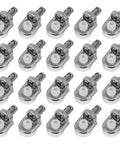Heavy Duty Shelf Pins For Wood Shelving, 24pc zinc alloy shelf support pegs arranged in a grid for quick install sturdy shelving