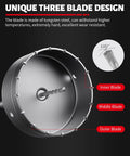 Amazon DAYDOOR 6-5/16 in concrete hole saw with SDS Plus shank; tungsten carbide tipped masonry drill bit