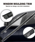 Toyota Tundra Window Molding Weather Stripping Seal Kit For Double Cab 2007 2008 2009 2010 2011 2012 2013 2014 2015 2016 2017 2018 2019 Black Outer Door Weather Strip Seal Belt For Front And Rear Doors 4 Piece Set