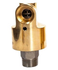 0.75 Inch 360 Degree Rotary Swivel Joint For Water Air And Oil Lines DN20 Brass Spray Connector With Left Thread High Flow Universal Coupling Leak Proof Rotation Union Smooth 360 Degree Movement, brass threaded fitting