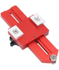 Top view of Table Saw Thin Jig With Aluminum Alloy Build, Adjustable Length Guide For Woodworkers, Fits 19mm And 30mm T Slot Tracks