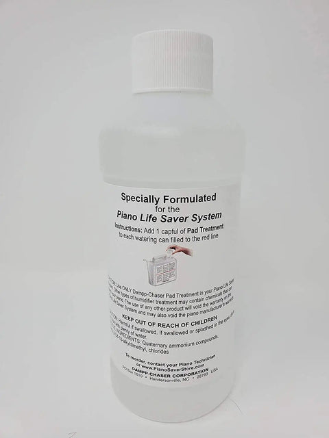Piano Humidifier Pad Treatment, 7.5 Oz Bottle, Easy-To-Use Formula, Reduces Mineral Build-Up, Prolongs Humidifier Pad Life
