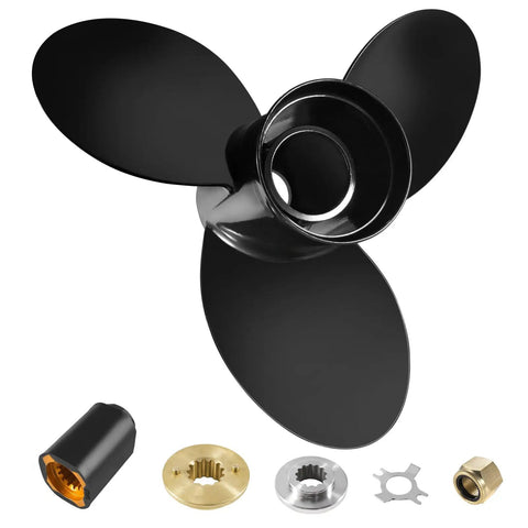 Propeller Hub Kit For Mercury Outboard Engines 25 To 70HP 13 Spline Tooth Easy Install Works With Aftermarket Props Includes Common Fit Sizes Such As 10 1 8 By 15 12 1 4 By 9 11 By 15 11 1 4 By 10 10.6 By 12 And 10.38 By 12