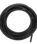 Coiled Silicone Tubing 3/32 Inch ID By 5/32 Inch OD High Temp Water And Air Hose, 11 Feet, Black, for liquid and air transfer.
