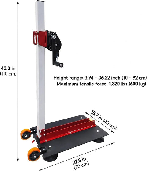 Pneumatic Car Dent Repair Puller Tool Kit With Five Strong Suction Cups For Auto Body Damage Recovery And Sheet Metal Repair Powerful Dent Removal Solution For Your Ride showing measurements and structure.