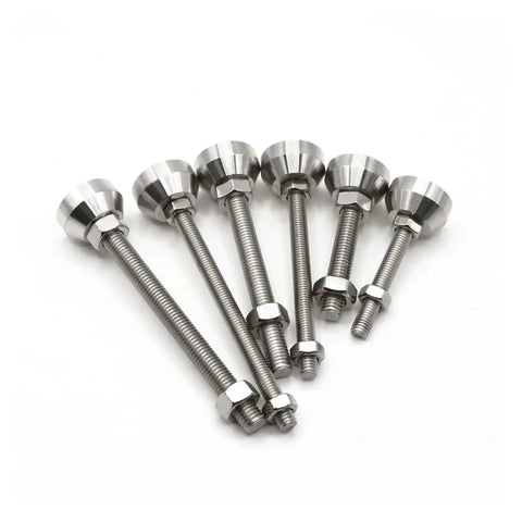 Heavy Duty 30mm Adjustable Leveling Feet Built Like A Tank With Rust Resistant 304 Stainless Steel Set Of Four Boss Grade Support Legs for wet workspaces.