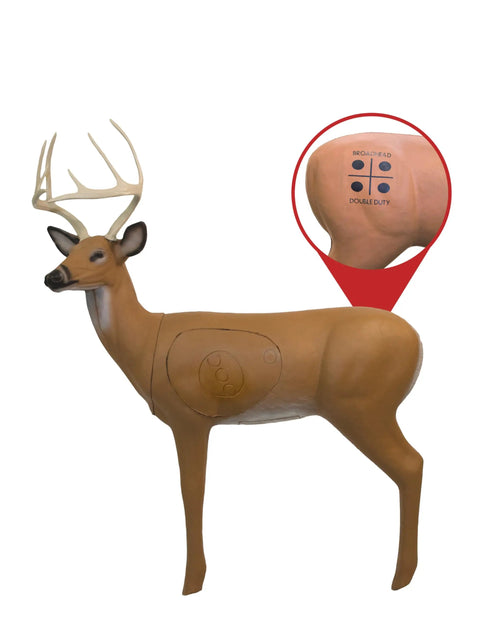 Durable Self Healing Foam Buck Deer 3D Archery Target Handles Thousands Of Shots From Compound Bows Crossbows And Traditional Bows