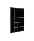 Activated Carbon Pre Filter For Sharp Plasmacluster Air Purifier FP-A60UW FP-A80UW Keeps Nasty Odors Out Traps Dust And Pet Dander Stops Pollen Extends HEPA Life One Unit Replacement angled view