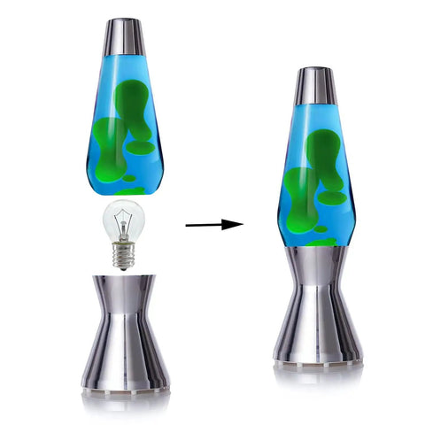 Six Pack 25W Dimmable Warm White Lava Lamp Bulbs For 14.5 Inch Glitter And Lava Lamps S11 E17 Base 120V Replacement Lights split view