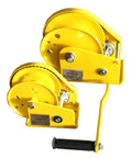 Hand Crank Winch With Self Locking Brake, Heavy Duty Manual Winch For Home Improvement And Cargo Lifting, Up To 2600 Lbs Capacity