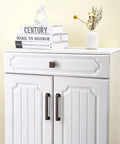 White cabinet with Oil Rubbed Bronze Square Cabinet Knobs Set Of 10 1.3 Inch Drawer Pulls, vintage yet modern design