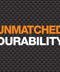 Unmatched durability text on carbon fiber background for 60-Inch Pro Garden Shovel For Digging, Heavy-Duty Steel Spade description
