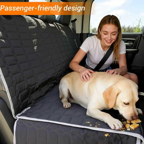 Dog Car Seat Cover For Back Seat In Trucks Washable Nonslip Bench Seat Protector For Pet Hair And Scratches Fits F150 Ram 1500