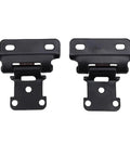 Spring Self Closing Cabinet Hinge For 1/2 Inch Overlay Framed Cabinets Matte Black Steel With Screws Quiet Close Durable Self Closing Action