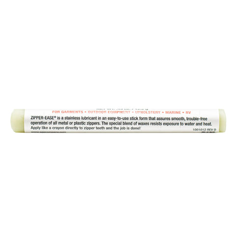 Zipper Lubricant Wax Stick For Metal, Plastic And Nylon Zippers, No More Tugging With A Quick Fix For Stuck Or Stiff Zippers, 0.43 Oz Stick