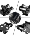 Quick Change Hitch for Mechanical Mini Excavator Backhoe Attachment, Fits 1T To 1.5T Digging Machines, 90mm Span, 25mm Hole Diameter