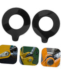 Beefy Heavy Duty Round Rubber Washers For Excavator Boom Pads And Bucket Pin Shim Kit Durable Wear Resistant Gasket Set For Excavator Parts Perfect Fit And Long Lasting Performance, black rubber washers