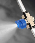 Anti Drift Spray Nozzle Set With High Pressure Fan Shaped Windproof Design for Crop Spraying Drift Proof Durable Plastic Blue
