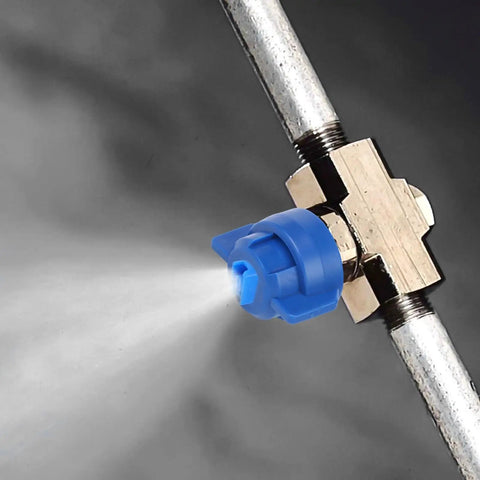 Anti Drift Spray Nozzle Set With High Pressure Fan Shaped Windproof Design for Crop Spraying Drift Proof Durable Plastic Blue
