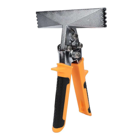 6 Inch Sheet Metal Bender Pliers With Straight Jaw For Bends And Seams Ergonomic Non Slip Grip Hand Seamer