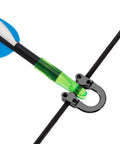Two Sets Archery D Loop Kit for Compound Bows with Metal U Nock D Ring Buckle securing arrow on bowstring