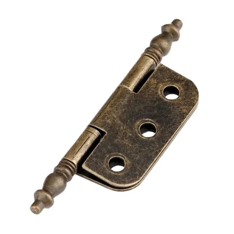 Rotating Concealed Hinge Set For Vintage Wood Boxes And Cabinets Antique Bronze Finish 4 Pieces 6 Holes 70x35mm heavy duty hinge