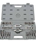 Pro Grade 27 Pc Metric Tap And Die Set M5 To M16 Coarse Fine Bearing Steel Threading Tool Kit For Auto Mechanic Repair And Heavy DIY Projects in case