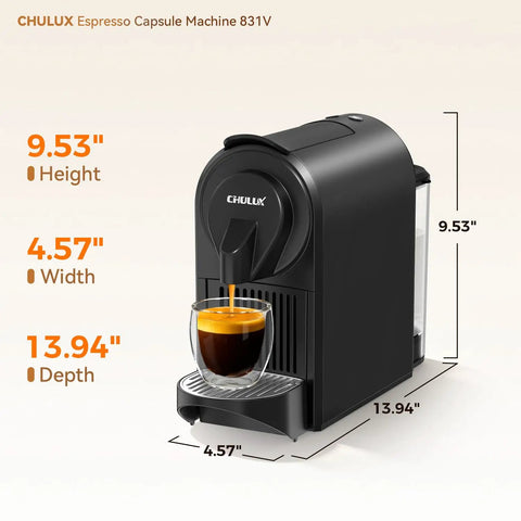 Upgrade Bafe Pro Espresso Machine For Nes Original Pods At Home 20 Bar Pump Fast Extraction Espresso And Lungo Coffee Maker