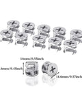 Heavy Duty Three In One Connector Eccentric Wheel Hardware For Cabinets And Drawers Diameter Cam Fittings