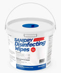 SaniDry Disinfecting Wipes 300 Count EPA Approved Unscented White Nonabrasive Multi Surface Cleaning Wipes Bucket