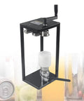 Manual Tin Can Seamer For 55mm Jars And Cup Sealer Holder, black frame, no power needed, sealing height 30 to 170mm