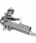 Top Shelf 600 ML Gravity Feed Paint Spray Gun With Adjustable Fan Width And Precision Flow Control For Slick Water Based Base Coats On Car Auto Body Restoration, close-up view showing the control features.
